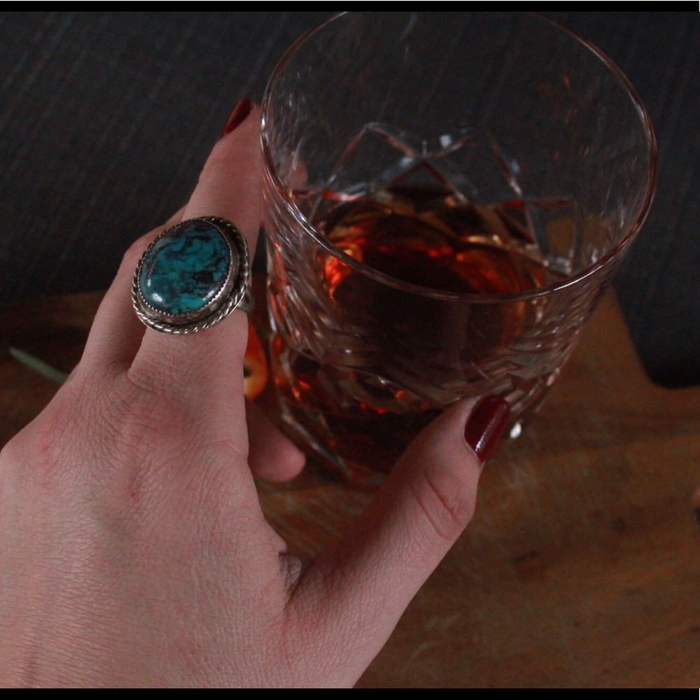 Handmade Authentic Silver + Turquoise Ring